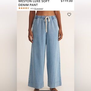 Z Supply Weston Luxe Soft Denim Pant